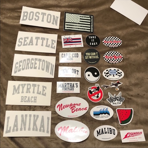 100 RANDOM BRANDY MELVILLE STICKERS - Picture 3 of 5